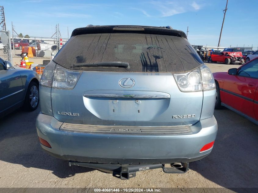 2008 Lexus Rx 350 VIN: 2T2GK31U08C030253 Lot: 40681446