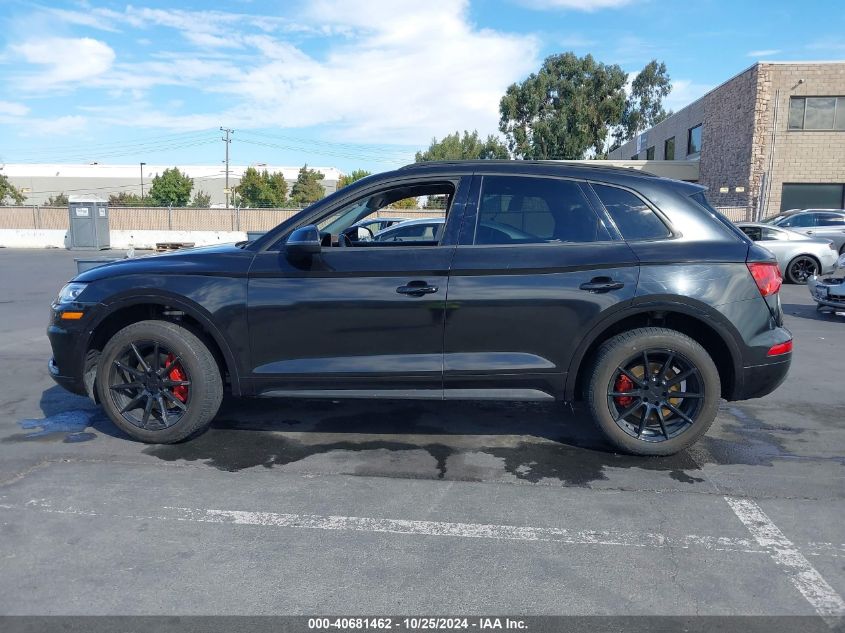 2018 Audi Q5 2.0T Premium/2.0T Tech Premium VIN: WA1ANAFY4J2059948 Lot: 40681462