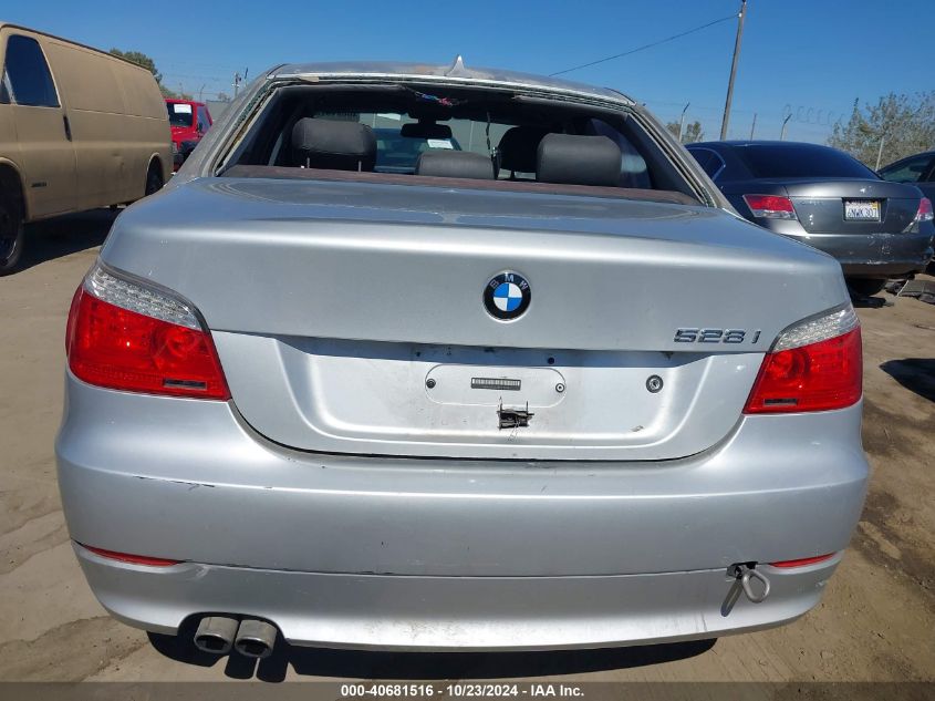 2008 BMW 528I VIN: WBANU53538CT16949 Lot: 40681516