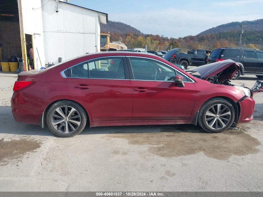 2015 Subaru Legacy 2.5I Limited VIN: 4S3BNAL64F3016922 Lot: 40681537