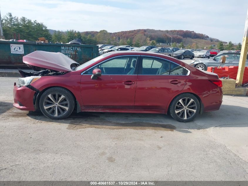 2015 Subaru Legacy 2.5I Limited VIN: 4S3BNAL64F3016922 Lot: 40681537