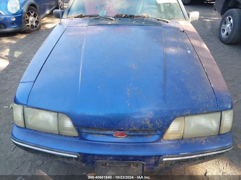 1988 Ford Mustang Lx VIN: 1FABP44E0JF297311 Lot: 40681540