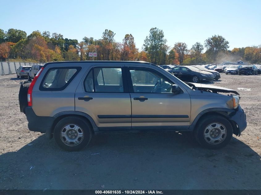 2005 Honda Cr-V Lx VIN: JHLRD78505C049079 Lot: 40681635