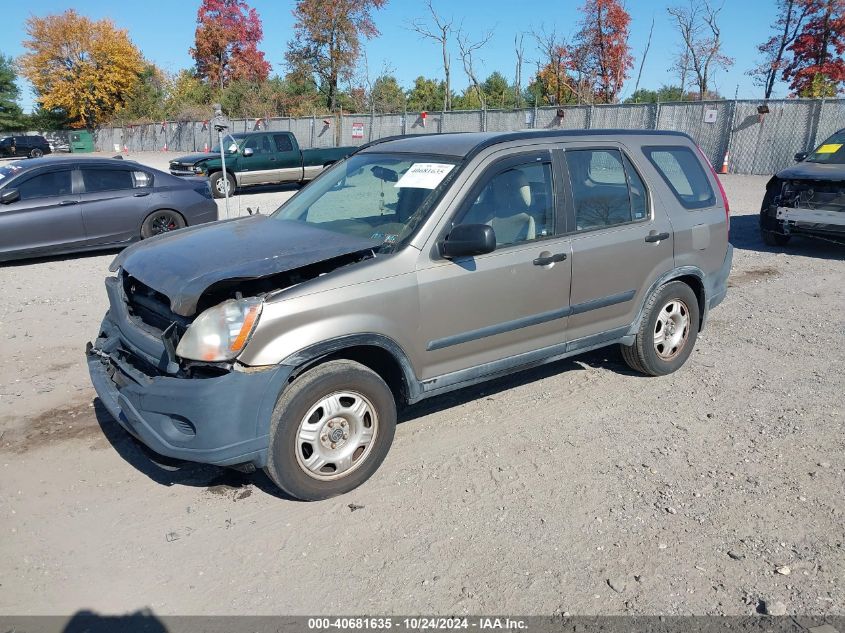 2005 Honda Cr-V Lx VIN: JHLRD78505C049079 Lot: 40681635