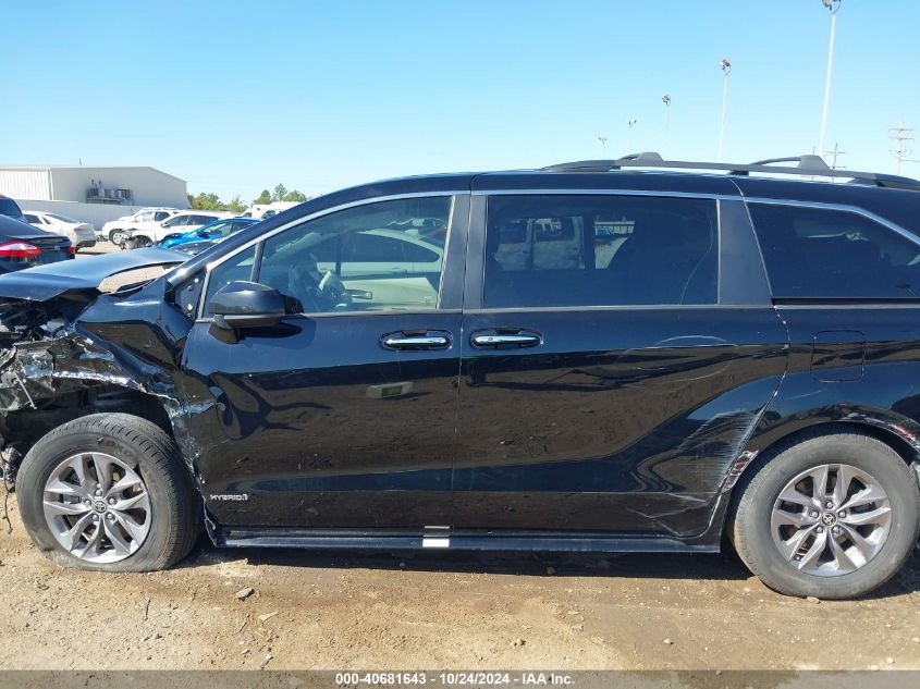 2021 Toyota Sienna Xle VIN: 5TDYRKEC8MS036982 Lot: 40681643