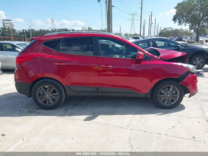 2014 Hyundai Tucson Se VIN: KM8JU3AG4EU795507 Lot: 40681652