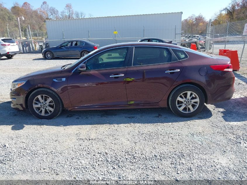 2016 Kia Optima Lx VIN: 5XXGT4L35GG097529 Lot: 40681679