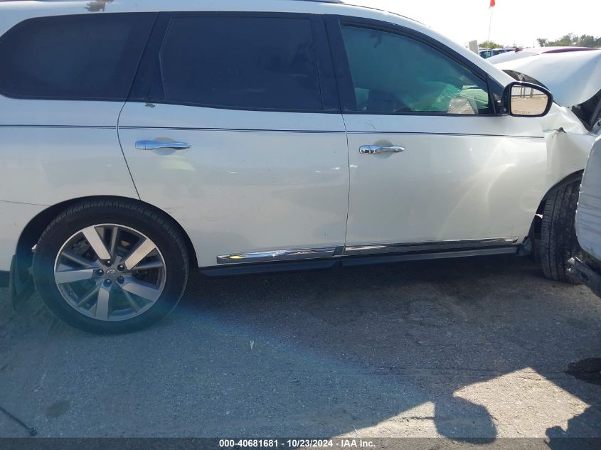 2015 Nissan Pathfinder Platinum VIN: 5N1AR2MN6FC682901 Lot: 40681681