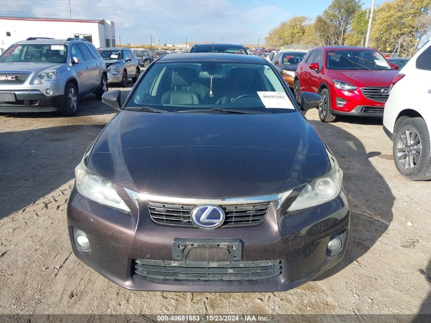 2012 Lexus Ct 200H Premium VIN: JTHKD5BH7C2104120 Lot: 40681683