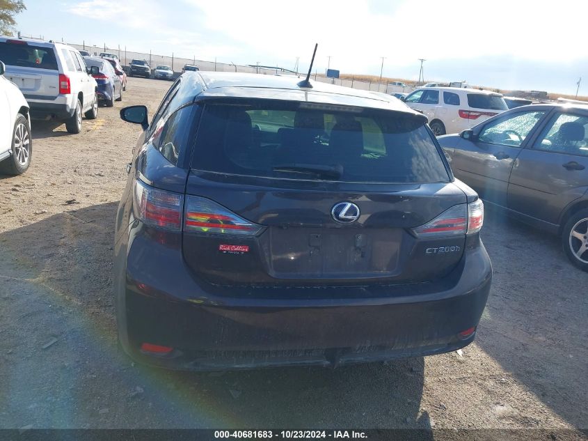 2012 Lexus Ct 200H Premium VIN: JTHKD5BH7C2104120 Lot: 40681683