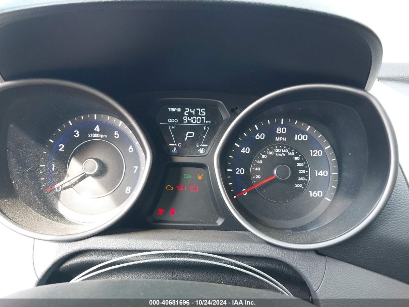 2013 Hyundai Elantra Gls VIN: 5NPDH4AE3DH431792 Lot: 40681696