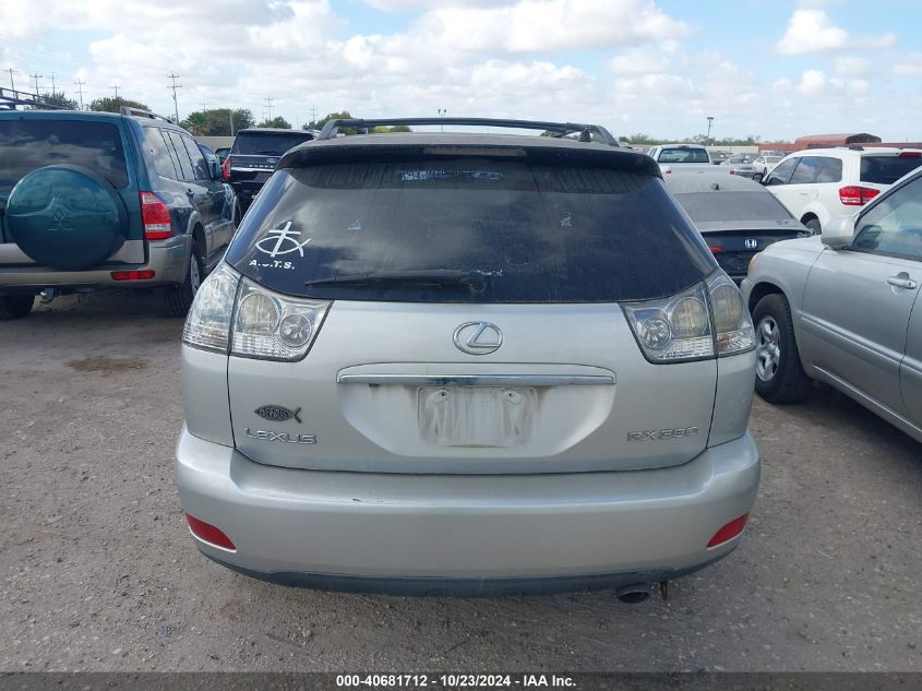 2008 Lexus Rx 350 VIN: 2T2GK31U48C036024 Lot: 40681712