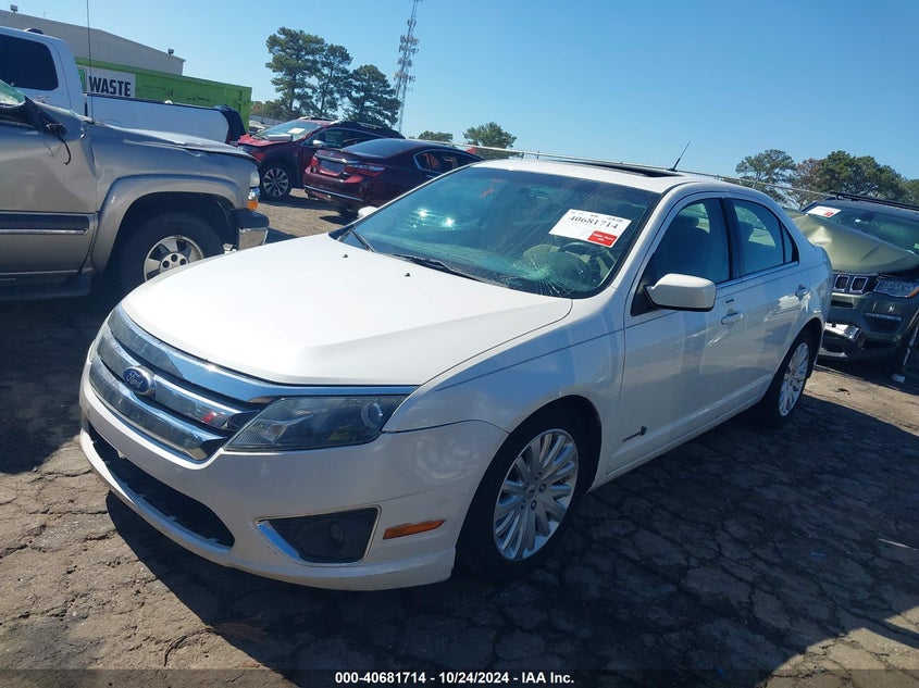 Vin: 3fadp0l37hr381744, lot: 41171011, ford fusion hybrid 20102