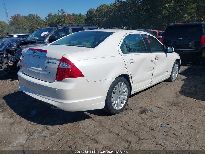 Vin: 3fadp0l37hr381744, lot: 41171011, ford fusion hybrid 20104