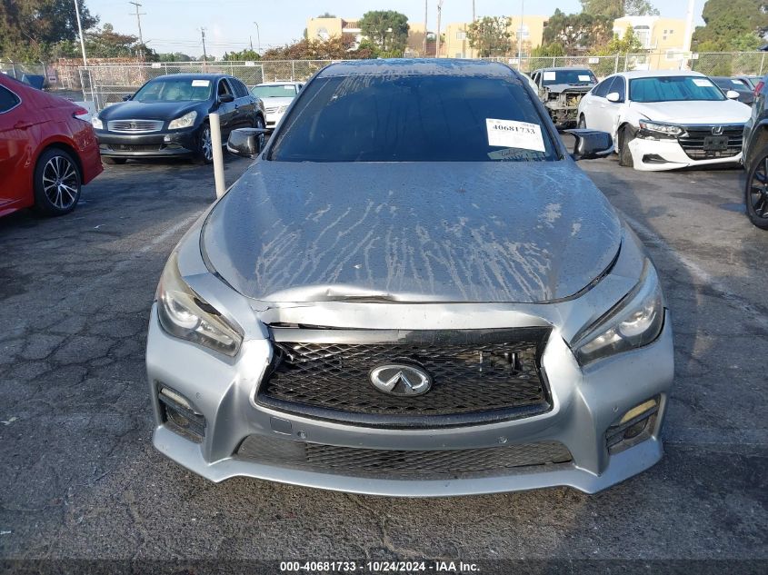 2014 Infiniti Q50 Hybrid Sport VIN: JN1AV7AR5EM700532 Lot: 40681733