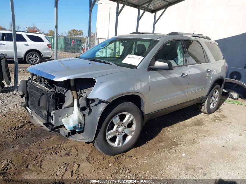 2012 GMC Acadia Sle VIN: 1GKKRPED3CJ272872 Lot: 40681777