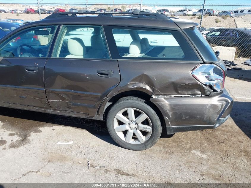 2009 SUBARU OUTBACK VIN: 4S4BP61C397347984