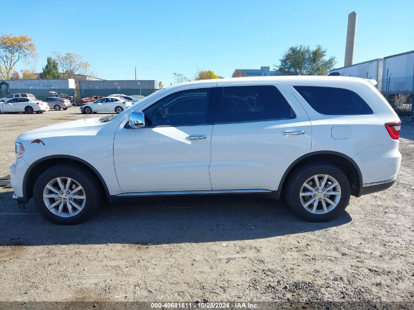 2014 Dodge Durango Sxt VIN: 1C4RDJAG8EC970942 Lot: 40681811