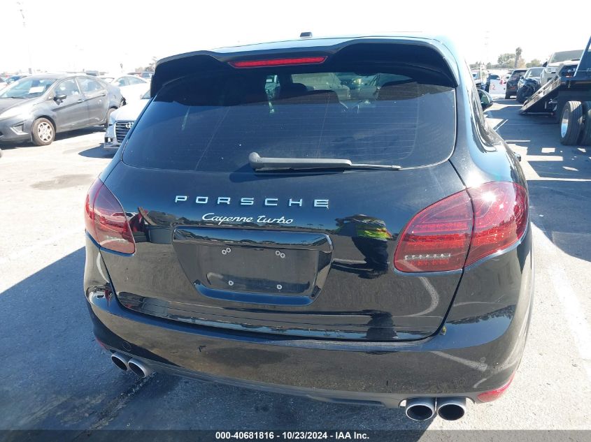 2013 Porsche Cayenne Turbo VIN: WP1AC2A21DLA91368 Lot: 40681816