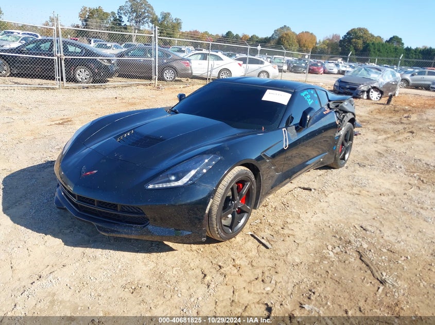 2014 CHEVROLET CORVETTE STINGRAY VIN: 1G1YD2D77E5115417