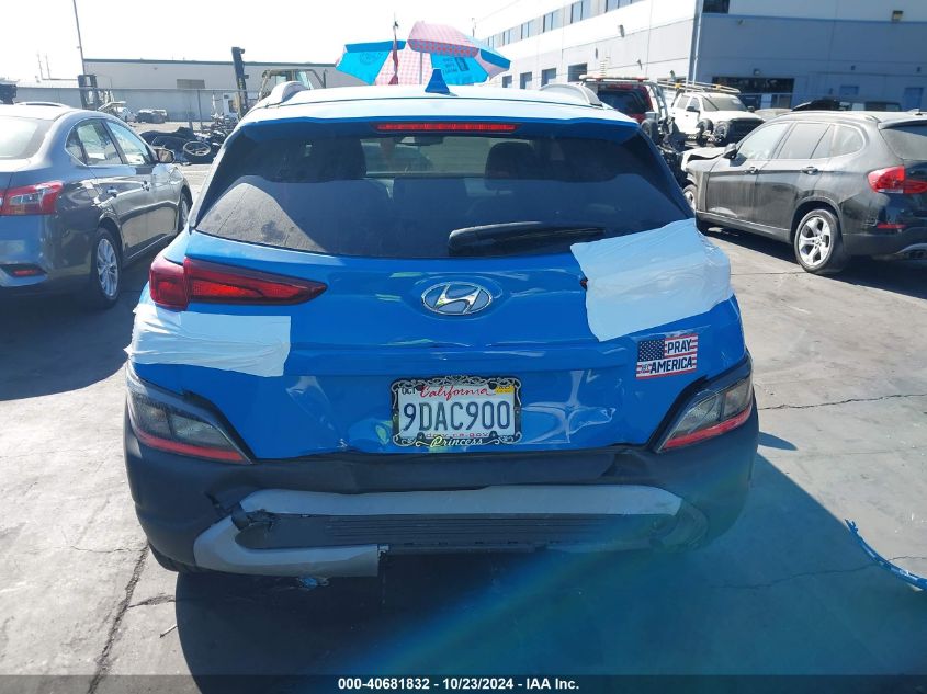 2023 Hyundai Kona Sel VIN: KM8K62ABXPU948648 Lot: 40681832