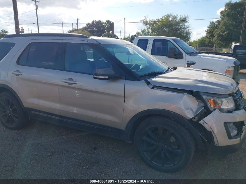 2017 Ford Explorer Xlt VIN: 1FM5K7D82HGC04872 Lot: 40681891