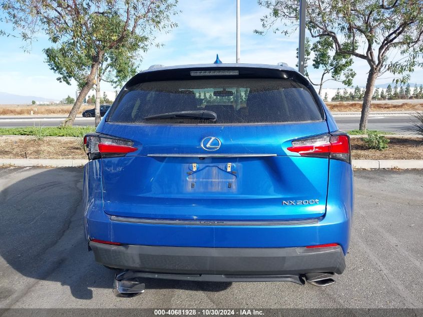 2016 Lexus Nx 200T VIN: JTJYARBZ0G2034161 Lot: 40681928