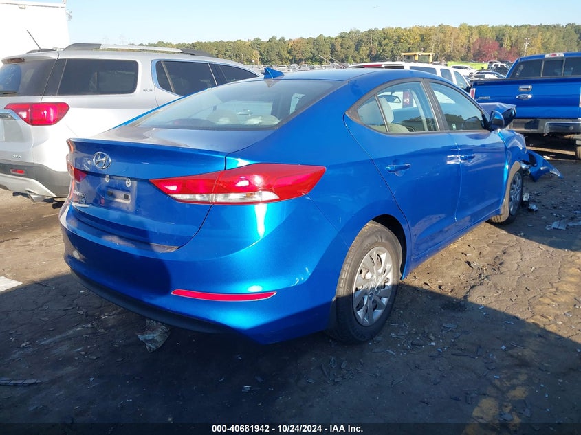 VIN KMHD74LF6HU367442 2017 HYUNDAI ELANTRA SE