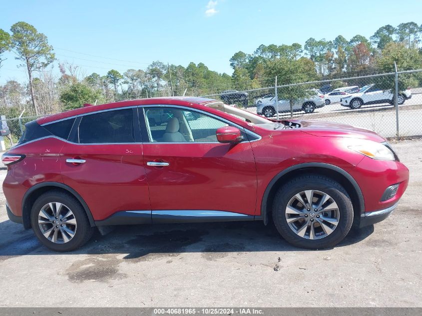 2016 Nissan Murano S VIN: 5N1AZ2MG8GN157653 Lot: 40681965