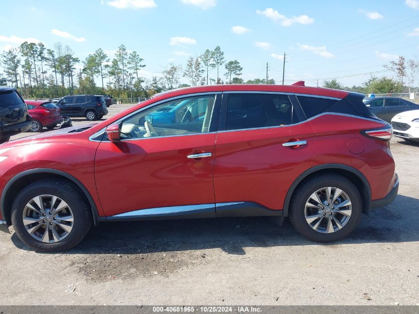 2016 Nissan Murano S VIN: 5N1AZ2MG8GN157653 Lot: 40681965