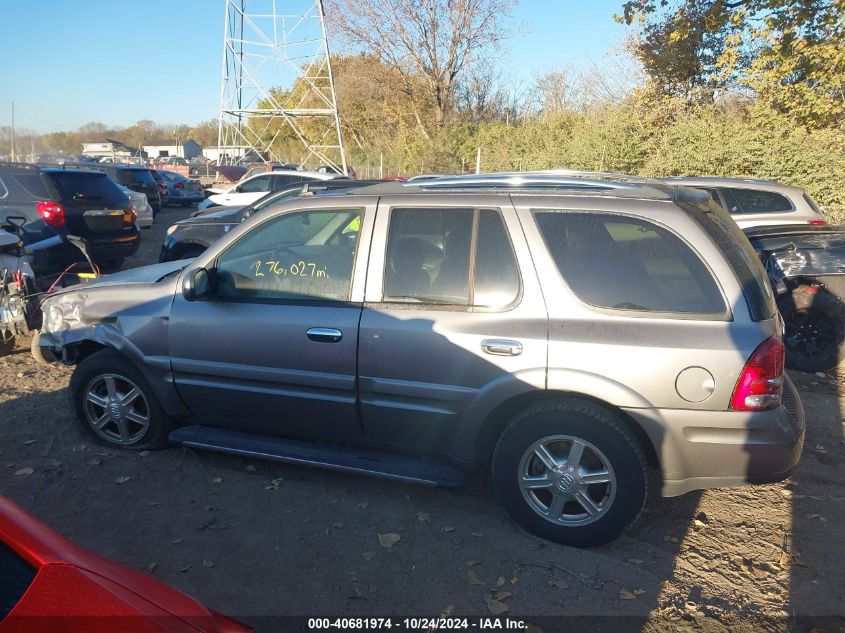 2006 Buick Rainier Cxl VIN: 5GAET13M562157359 Lot: 40681974