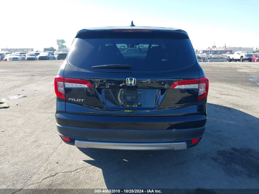 2019 Honda Pilot Ex-L VIN: 5FNYF5H58KB042841 Lot: 40682010