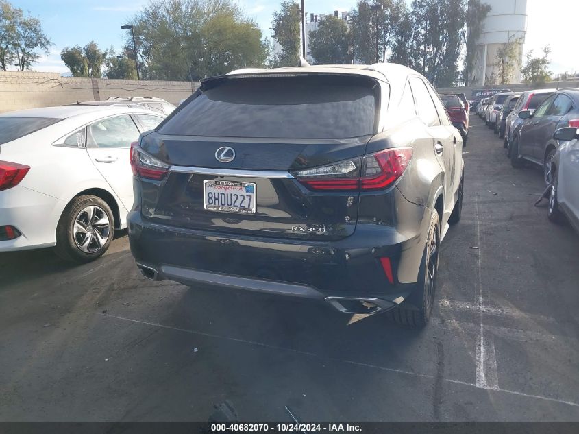 2018 Lexus Rx 350/Base/F Sport VIN: 2T2ZZMCA0JC101664 Lot: 40682070