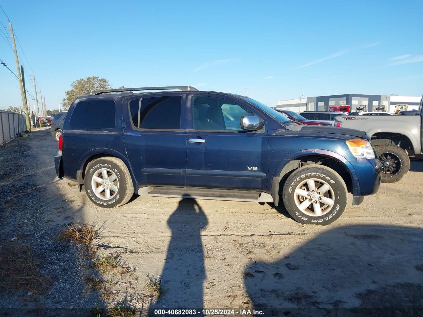 2009 Nissan Armada Se/Le VIN: 5N1BA08D09N600929 Lot: 40682083