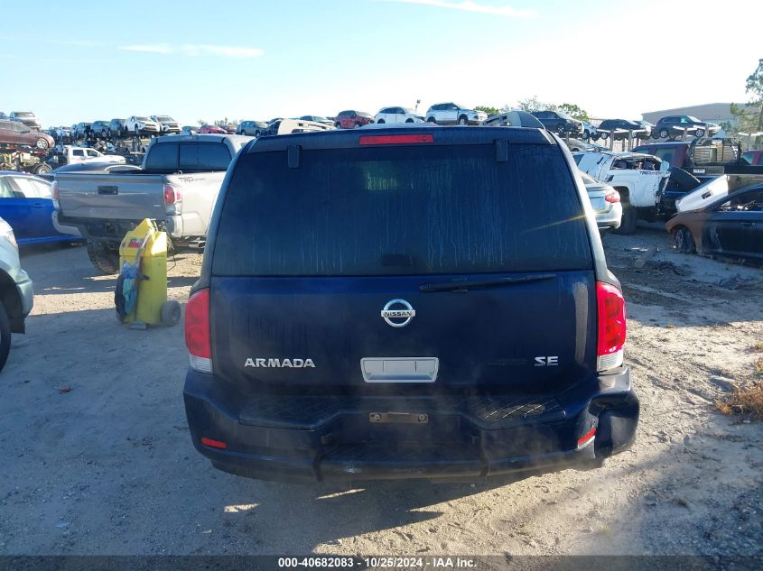 2009 Nissan Armada Se/Le VIN: 5N1BA08D09N600929 Lot: 40682083