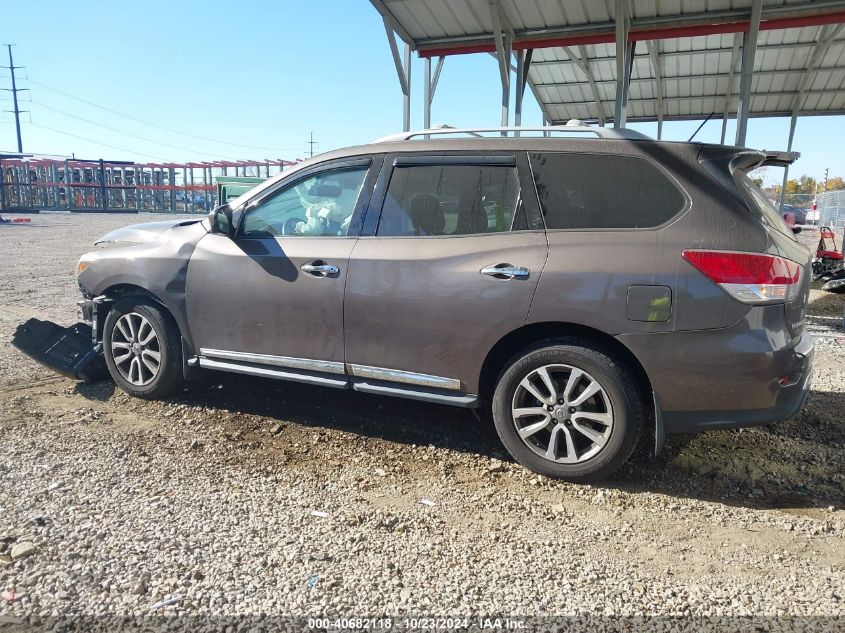 2016 Nissan Pathfinder Sl VIN: 5N1AR2MMXGC666239 Lot: 40682118