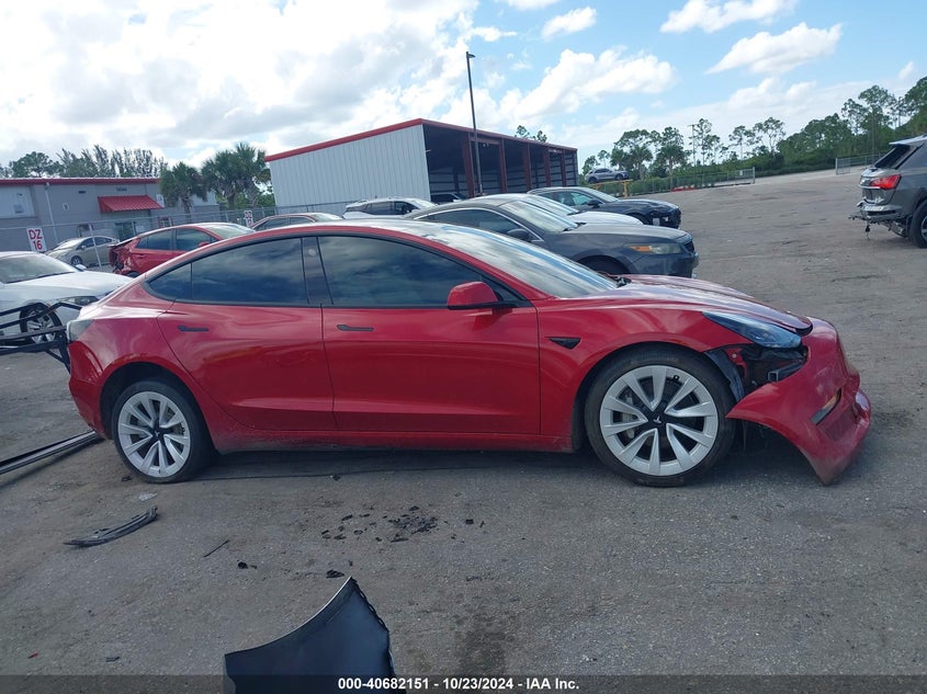 2023 Tesla Model 3 Rear-Wheel Drive VIN: 5YJ3E1EA7PF491586 Lot: 40682151
