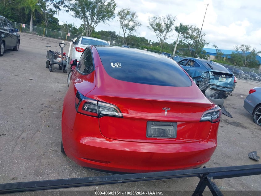 2023 Tesla Model 3 Rear-Wheel Drive VIN: 5YJ3E1EA7PF491586 Lot: 40682151