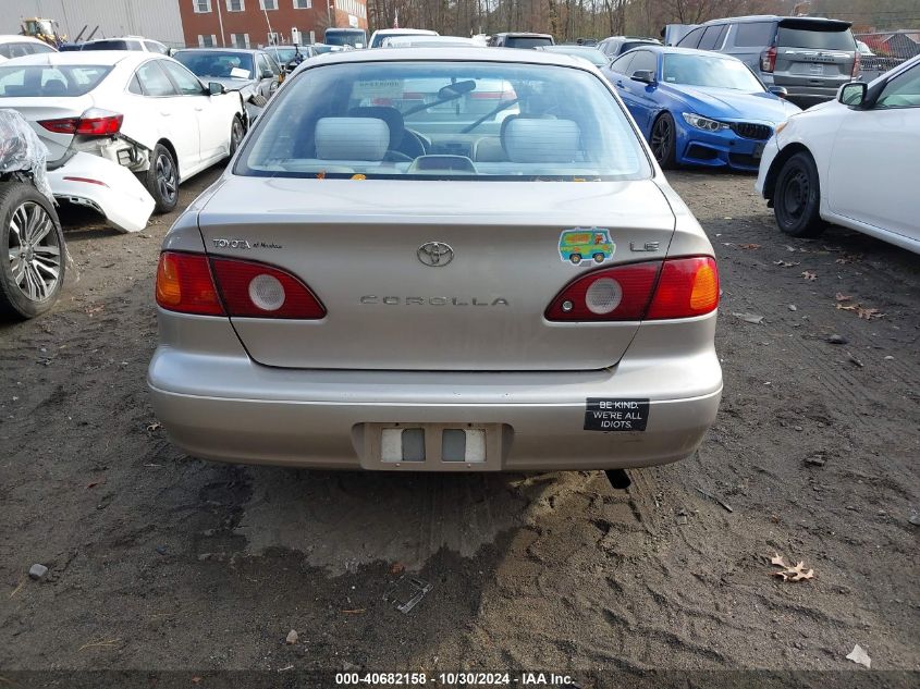 2002 Toyota Corolla Le VIN: 1NXBR12E92Z644553 Lot: 40682158