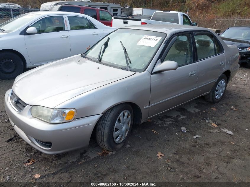 2002 Toyota Corolla Le VIN: 1NXBR12E92Z644553 Lot: 40682158