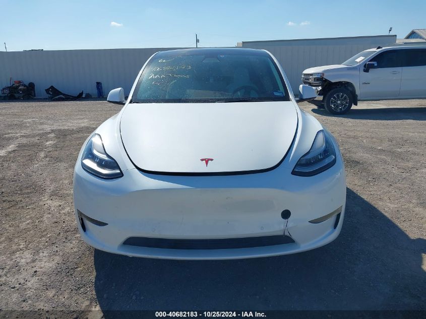 2021 Tesla Model Y Long Range Dual Motor All-Wheel Drive VIN: 5YJYGDEE8MF299609 Lot: 40682183