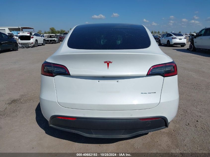 2021 Tesla Model Y Long Range Dual Motor All-Wheel Drive VIN: 5YJYGDEE8MF299609 Lot: 40682183