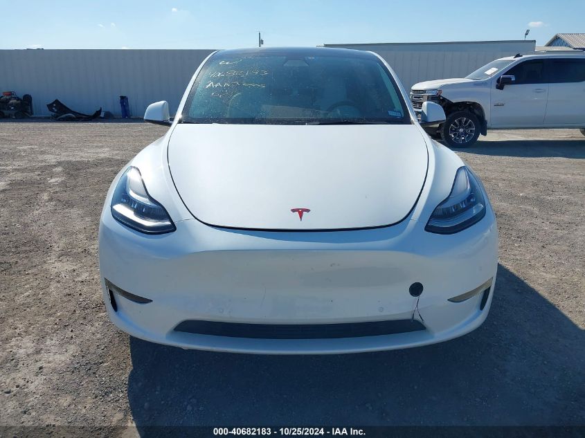 2021 Tesla Model Y Long Range Dual Motor All-Wheel Drive VIN: 5YJYGDEE8MF299609 Lot: 40682183