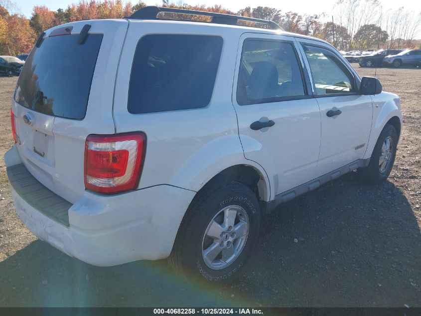 2008 Ford Escape Xlt VIN: 1FMCU03148KA06465 Lot: 40682258