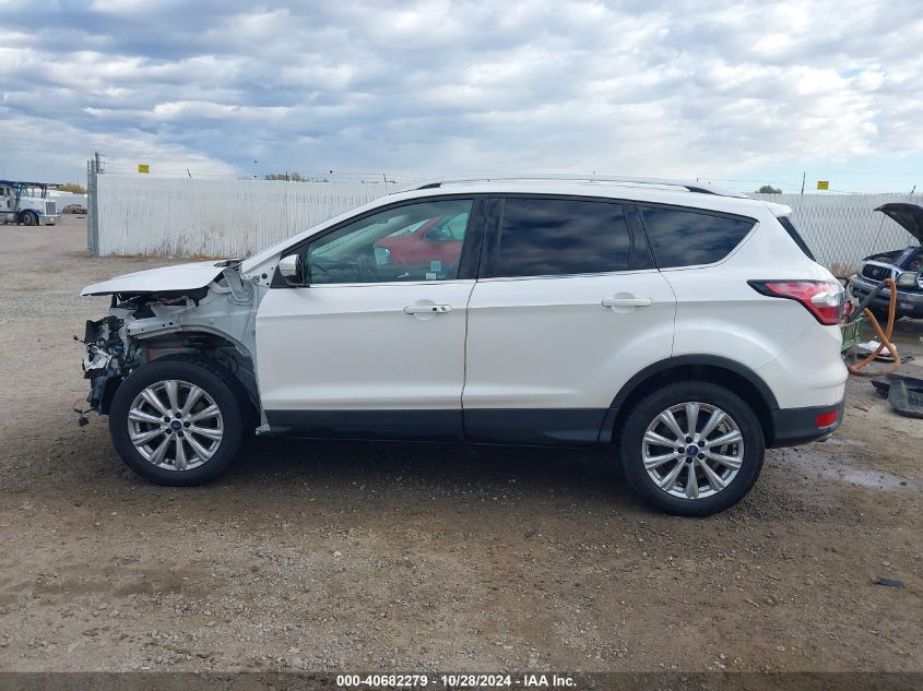 2017 Ford Escape Titanium VIN: 1FMCU9JD3HUD18525 Lot: 40682279