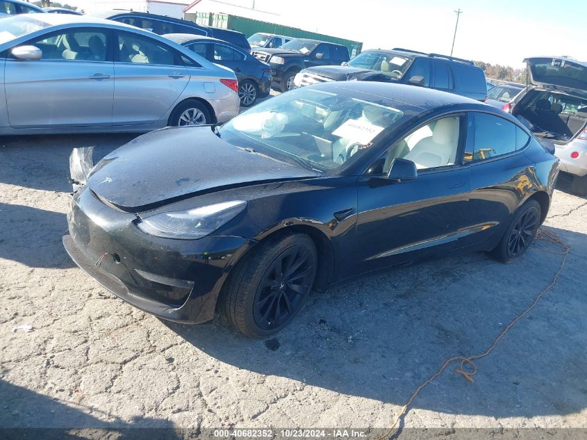 VIN 5YJ3E1EB4MF015588 2021 Tesla Model 3, Long Rang... no.2