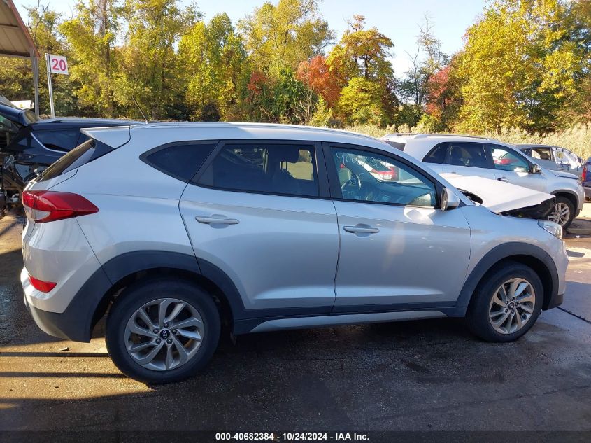 2017 Hyundai Tucson Se VIN: KM8J3CA48HU301596 Lot: 40682384