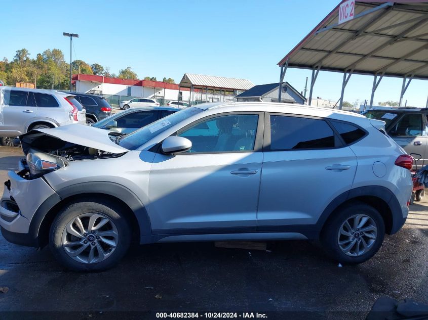 2017 Hyundai Tucson Se VIN: KM8J3CA48HU301596 Lot: 40682384