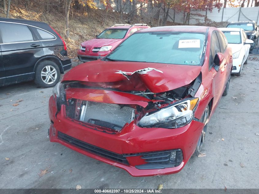 2022 Subaru Impreza Sport 5-Door VIN: 4S3GTAM68N3716080 Lot: 40682397