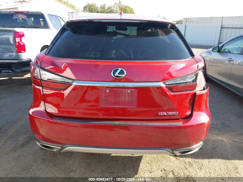 2022 Lexus Rx 350 VIN: 2T2AZMAA7NC253916 Lot: 40682477